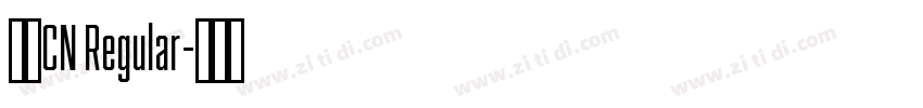 荣耀CN Regular字体转换 荣耀CN Regular字体转换
